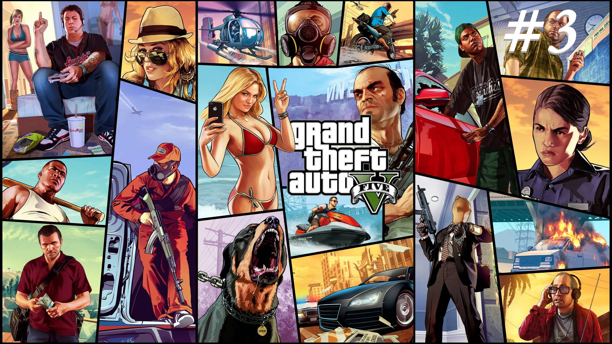 Прохождение Grand Theft Auto V. Часть 3. Запись стрима.