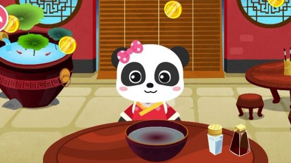 Baby pass♡▓▒░░▒▓ Котёнок Мика сыграла в Бейби пас китайский повар😍первое видео🦊часть 1.