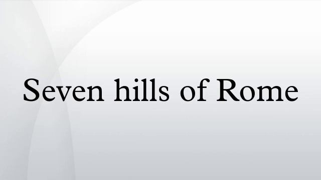 Seven hills of Rome смотреть онлайн