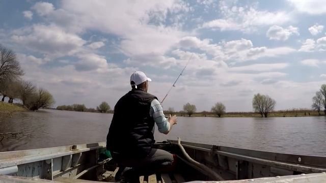 Ходовая Астраханская вобла.Ловля воблы в апреле смотреть онлайн