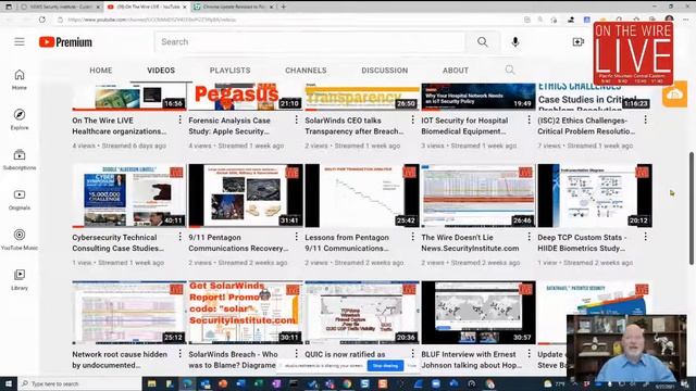 On The Wire LIVE Google Chrome Emergency Update смотреть онлайн