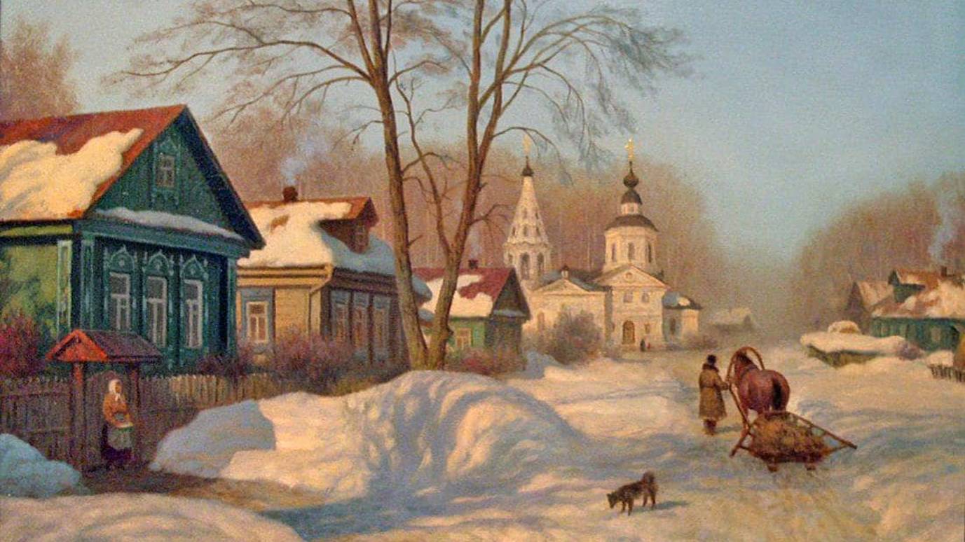 Русская глубинка. Художник Виктор Тормосов. смотреть онлайн