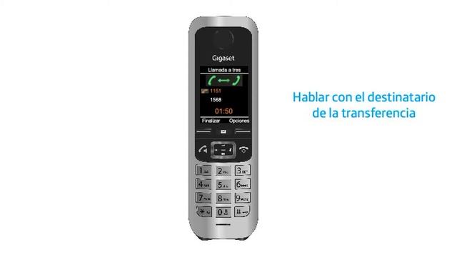Gigaset C430H Transferencia con supervisión. смотреть онлайн