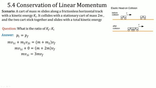 5M2A5 Ratio of Kinetic energy of a perfectly inelastic collision смотреть онлайн