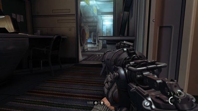 Wolfenstein New Order Let's Play PS4 1080p NO Sound Part 4