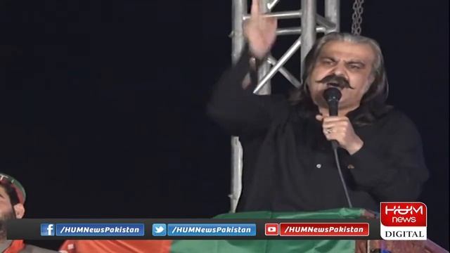 Ali Amin Gandapur Speech at PTI Power Show | PTI Jalsa at Peshawar | PTI Protest in Peshawar смотреть онлайн