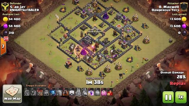 DT War Attack - Maxwell 3 stars - 5-17-2017 смотреть онлайн