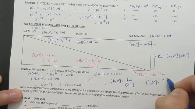 Section 8.1 Cont'd Water Eq. and Kw смотреть онлайн
