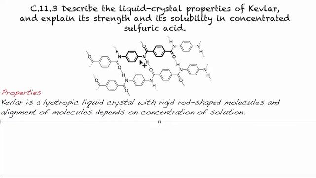C.11.3 Describe the liquid-crystal properties of Kevlar, and explain... смотреть онлайн