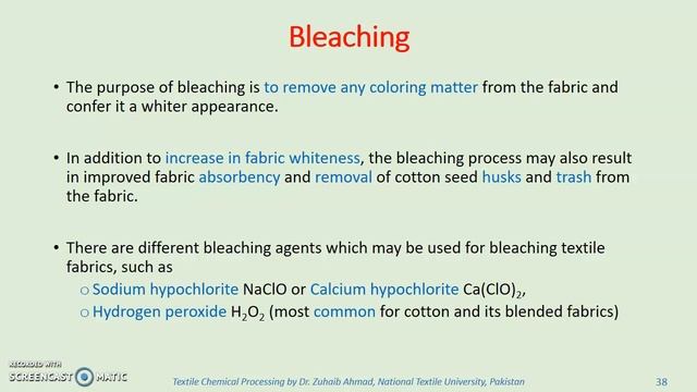 FT M10e Textile Processing (Bleaching) смотреть онлайн