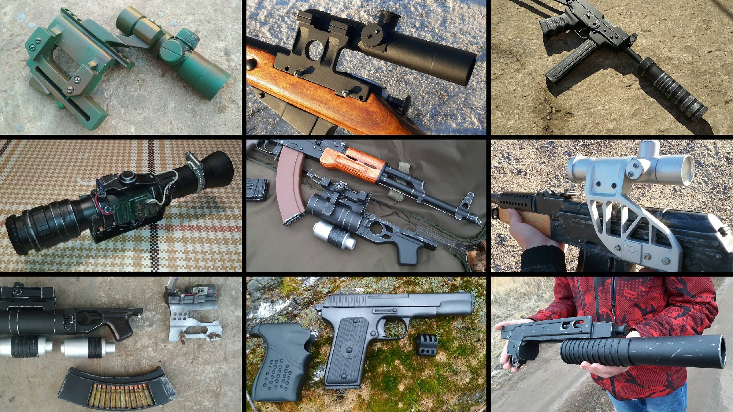 Прицелы, Подствольники, Глушители, ДТК для Деревянных Макетов в Крафте смотреть онлайн