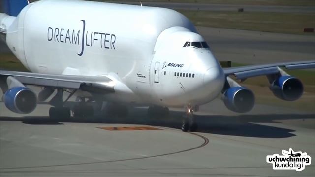 Samolyot Tashuvchi Samolyotlar | ''Uchar Kit, Dreamlifter, Rahmatli AN-225 Va Homilador Guppy''