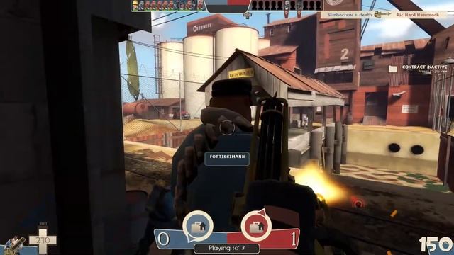 Team Fortress 2 Heavy invasion with BRASS BEAST 160 sub special смотреть онлайн