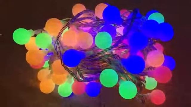 Led Lichterkette, 13M 100 LED RGB Kugel Partybeleuchtung Strom, Kann farbig und warmweiß tolle E смотреть онлайн