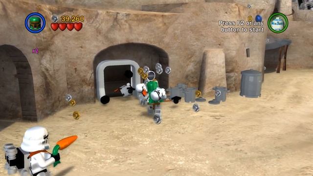 LEGO Star Wars The Complete Saga Gameplay Walkthrough - Part 16 - Episode 4 Free Play! смотреть онлайн