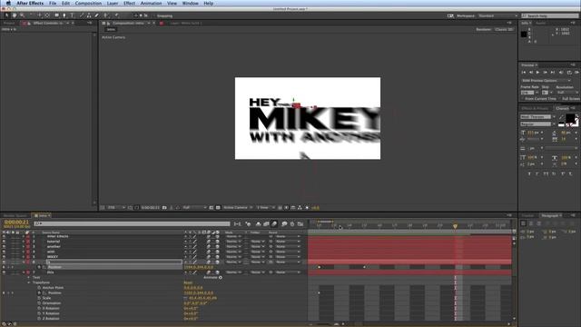 After Effects Kinetic Typography Motion Graphics Tutorial
