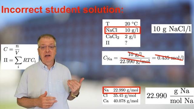 Calculating Concentrations (student Unit Errors)