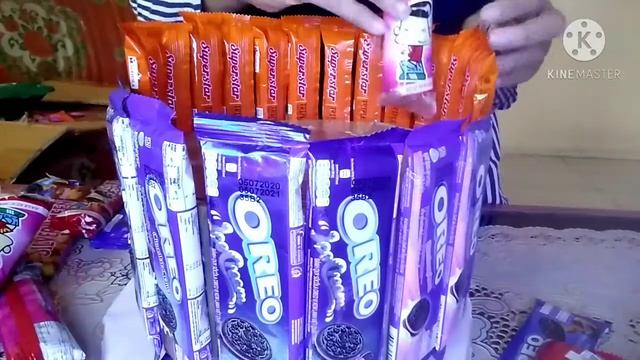 DIY KUE ULANG TAHUN DARI SNACK🎂🎉 смотреть онлайн