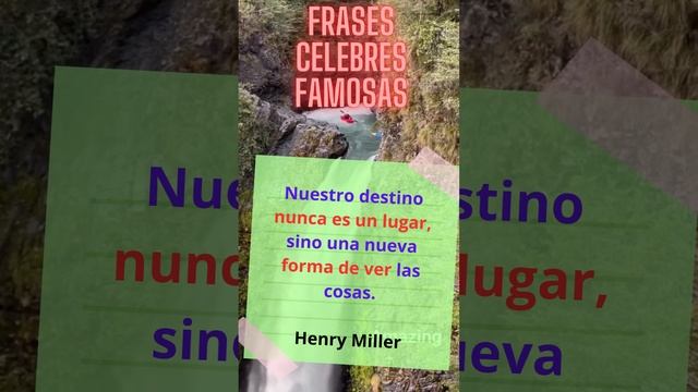 #143 Nuestro destino nunca es un lugar, sino una nueva forma de ver las cosas Henry Miller смотреть онлайн
