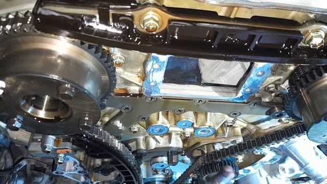 infitini fx 35 how to change water pump and timing chain. смотреть онлайн