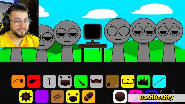 ВСЕ СТРАШНЫЕ СПРУНКИ 4 ФАЗЫ! Incredibox Sprunki МОД смотреть онлайн