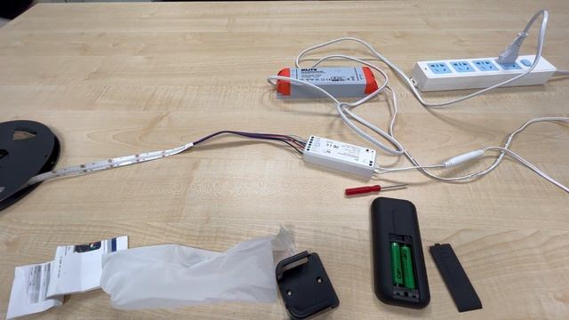 How To Connect COB RGBW LED Strip With Controller And Power Supply #cobled #rgbw #ledstrip #light