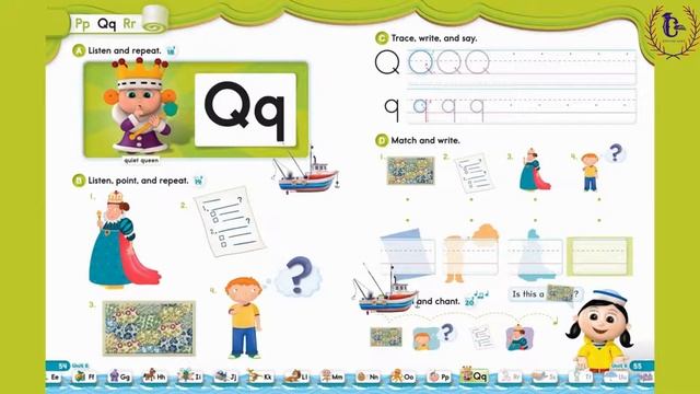 Oxford Phonics World 1 The Alphabet| Unit 6: Letter P, Q ,R (chữ Cái P, Q ,R )