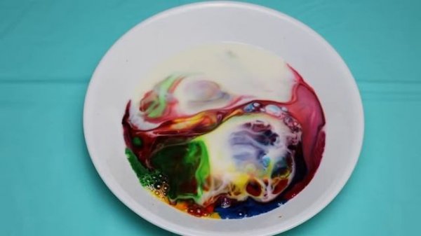 ЭКСПЕРИМЕНТ «МОЛОКО И МЫЛО» / CREATIVE DIY / EASY SCIENCE EXPERIMENTS