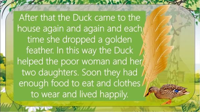 The Duck with the Golden Feather. Совершенствуем навыки чтения. Английский язык для детей. смотреть онлайн