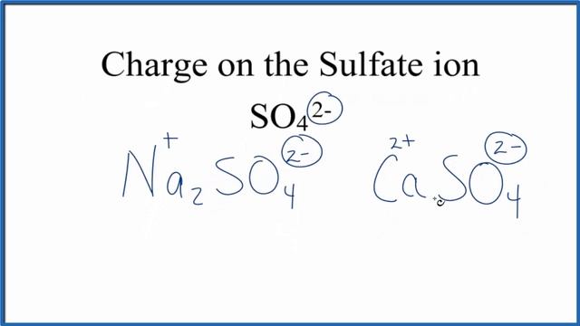 How to Find the Charge on the Sulfate Ion смотреть онлайн