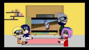 реакция маленькой команды номер 7 на бой |||Наруто против Пейна|||