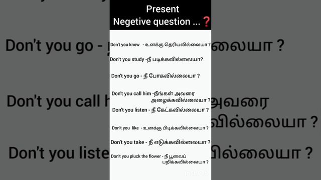 negative question #learn grammar# смотреть онлайн
