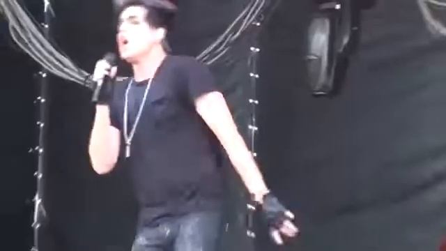 Adam Lambert Sleepwalker live Moscow 2011 смотреть онлайн