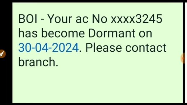 What is dormant account | BOI Your ac No has become Dormant | dormant account ko active kaise kare смотреть онлайн