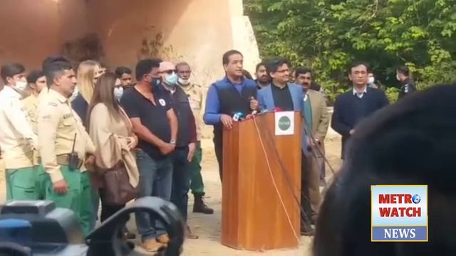 Malik Amin Aslam Press Conference About Kavaan Elephant Dispatch to Cambodia | Metro Watch News смотреть онлайн