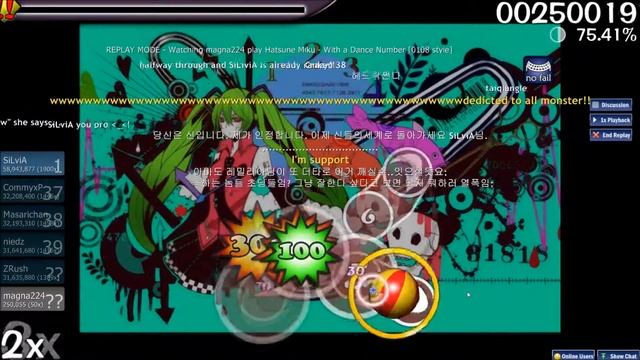 Osu! Hatsune Miku - With a Dance Number смотреть онлайн