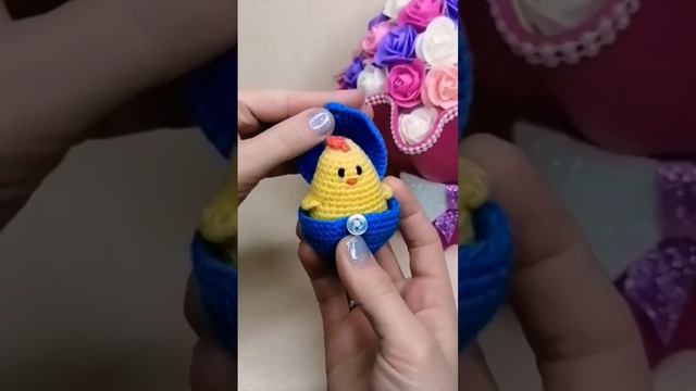 Цыпленок в скорлупке на озон! (Арт.1532756237) #🐣 #амигуруми #ручнаяработа #handmade #антистресс смотреть онлайн