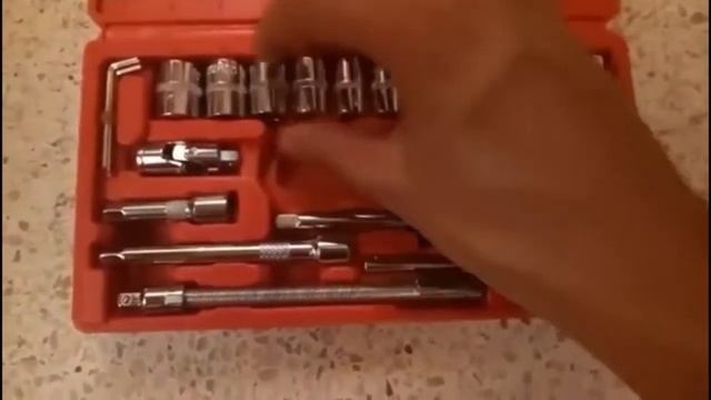 #46PCS Socket Spanner Set 1/4" Cr-v Car Repair Tool port Equipements смотреть онлайн