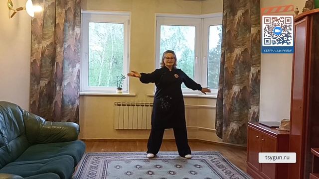 Комплекс Цигун Да Ву - Великий танец. Блохина Елена, Московская обл. #цигунонлайн смотреть онлайн