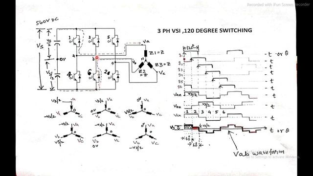 THREE PHASE INVERTER 120 DEGREE CONDUCTION MODE WORKING || EASY METHOD смотреть онлайн
