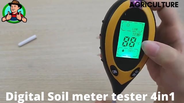 Digital Soil meter tester 4in1 смотреть онлайн