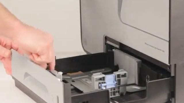Load Paper Tray | HP OfficeJet Enterprise Color MFP X585 | HP смотреть онлайн