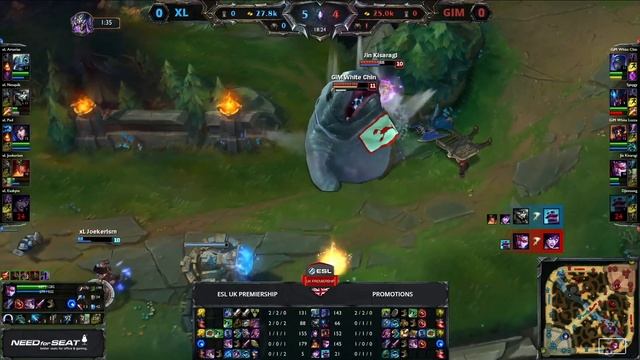 LoL - IMW vs. XL - ESL UK Premiership Season 2 Promotionals - LB SF (Game 1) смотреть онлайн