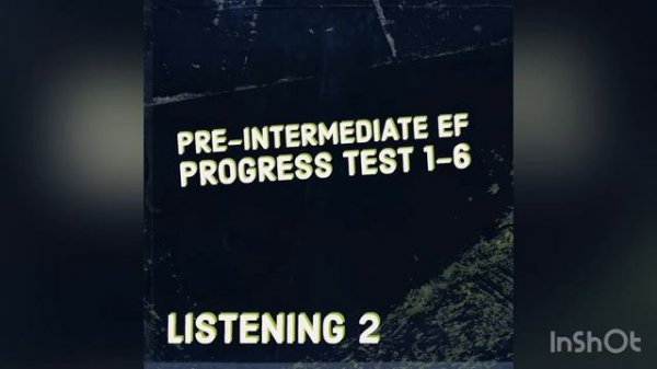 Progress test, Files 1-6 (Pre-Intermediate)