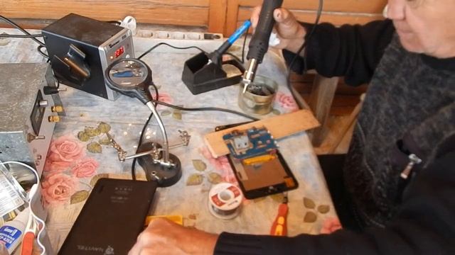 Мини разъем планшета отпаиваем сами смотреть онлайн