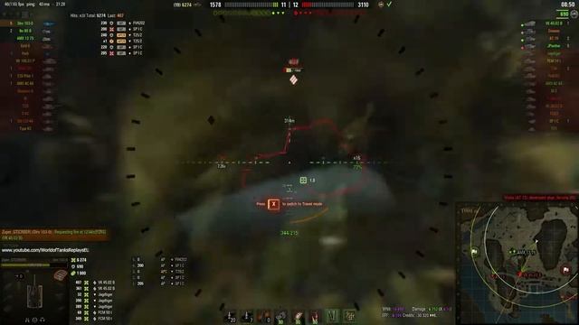 WoT Strv 103-0 (Kubana skin) 9800 DMG 1934 EXP - Fjords смотреть онлайн