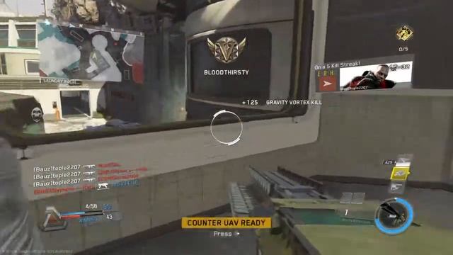 Call of Duty Infinite Warfare 5 man with Gravity Vortex gun смотреть онлайн