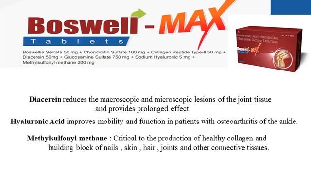 Boswell Max Arthritis Tablets смотреть онлайн