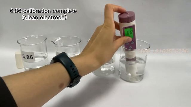 BLE-C600 pH Calibrate at 6.86/4.00/9.18 pH CAL pH calibration 6.86 смотреть онлайн