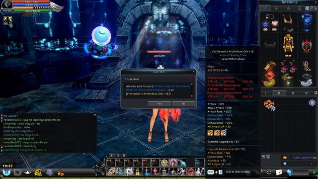 Cabal Online PH How to use Extreme Upgrade Seal Stone (Master) смотреть онлайн